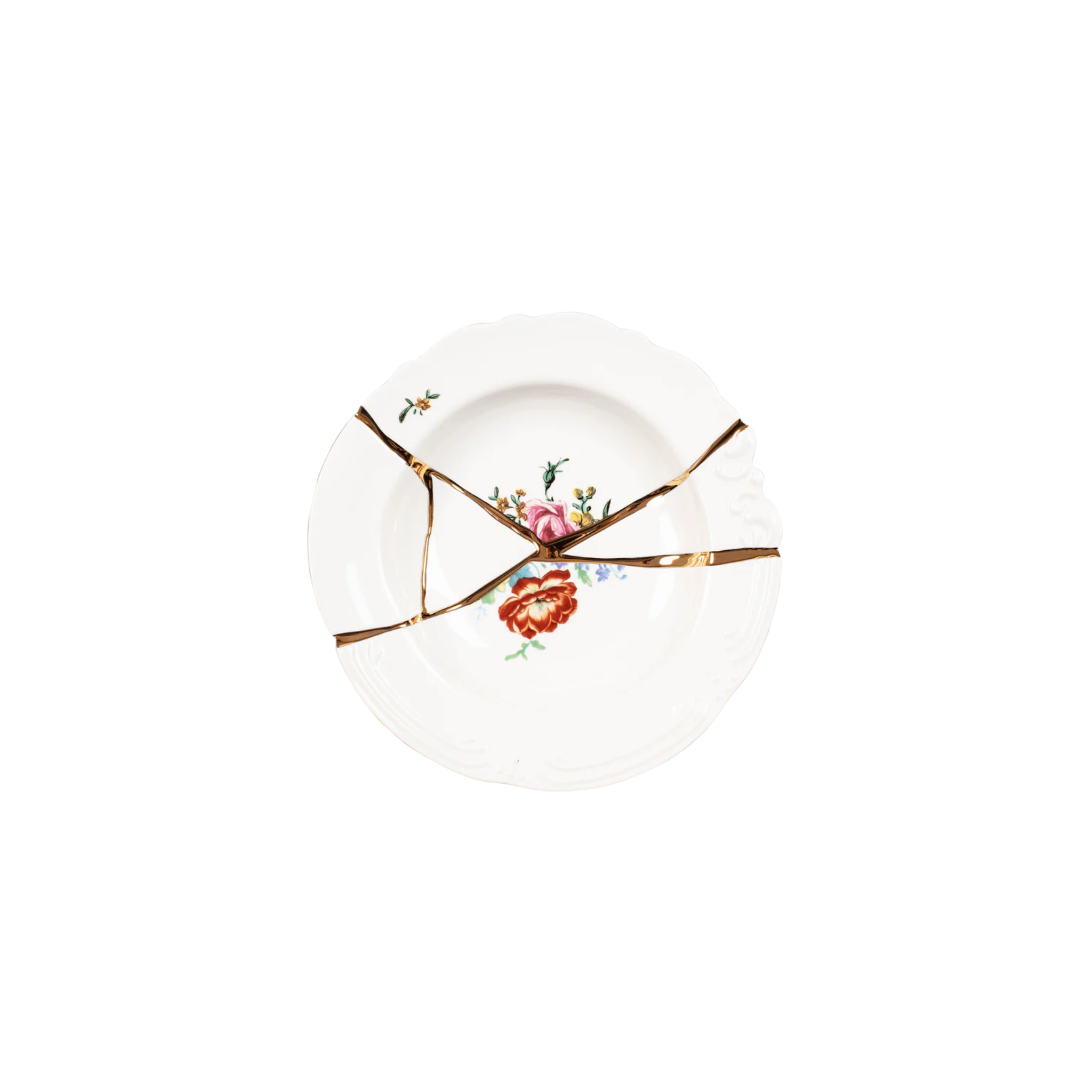 Assiette à dessert  creuse Kintsugi 02 Seletti | Maison Territo