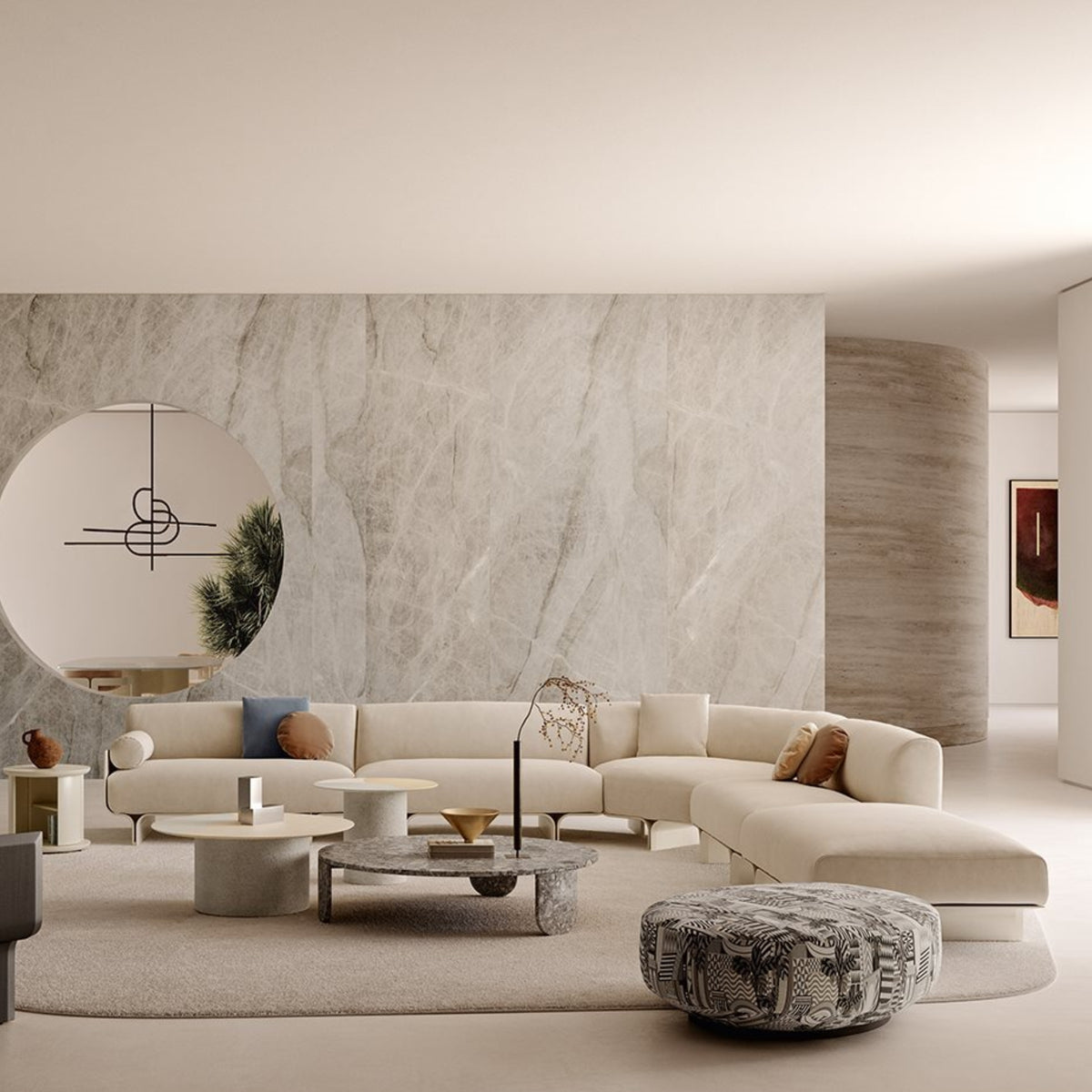Canapé modulaire Stami Sofa Plus par Gallotti&Radice