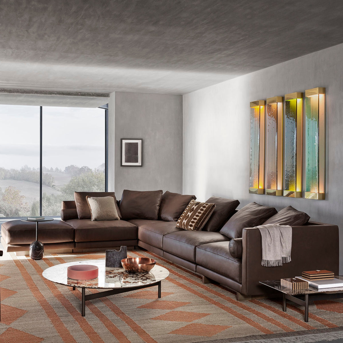 Canapé modulaire Taiko de Fendi Casa