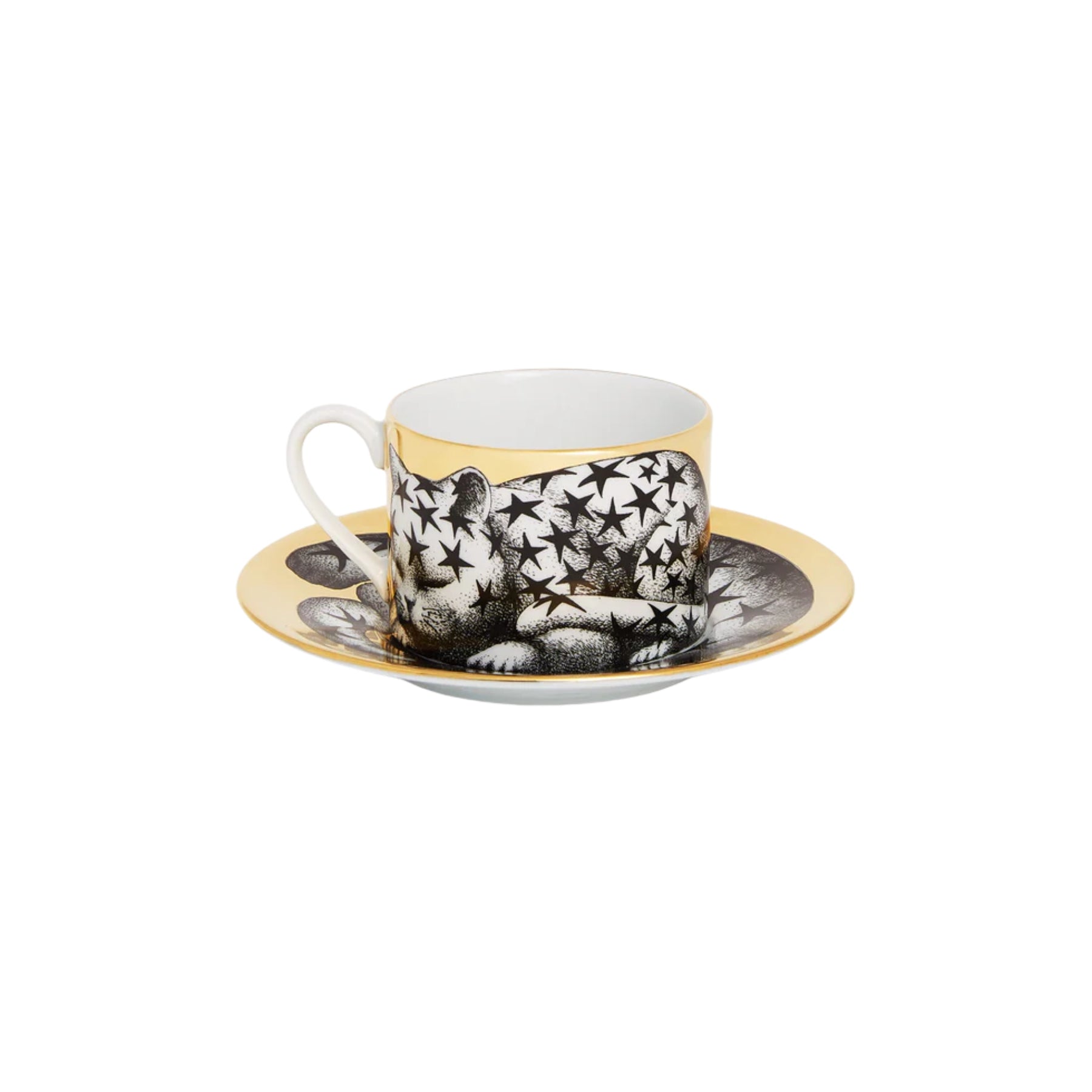 Tasse à thé Fornasetti High Fidelity Stellato de Fornasetti | Maison Territo