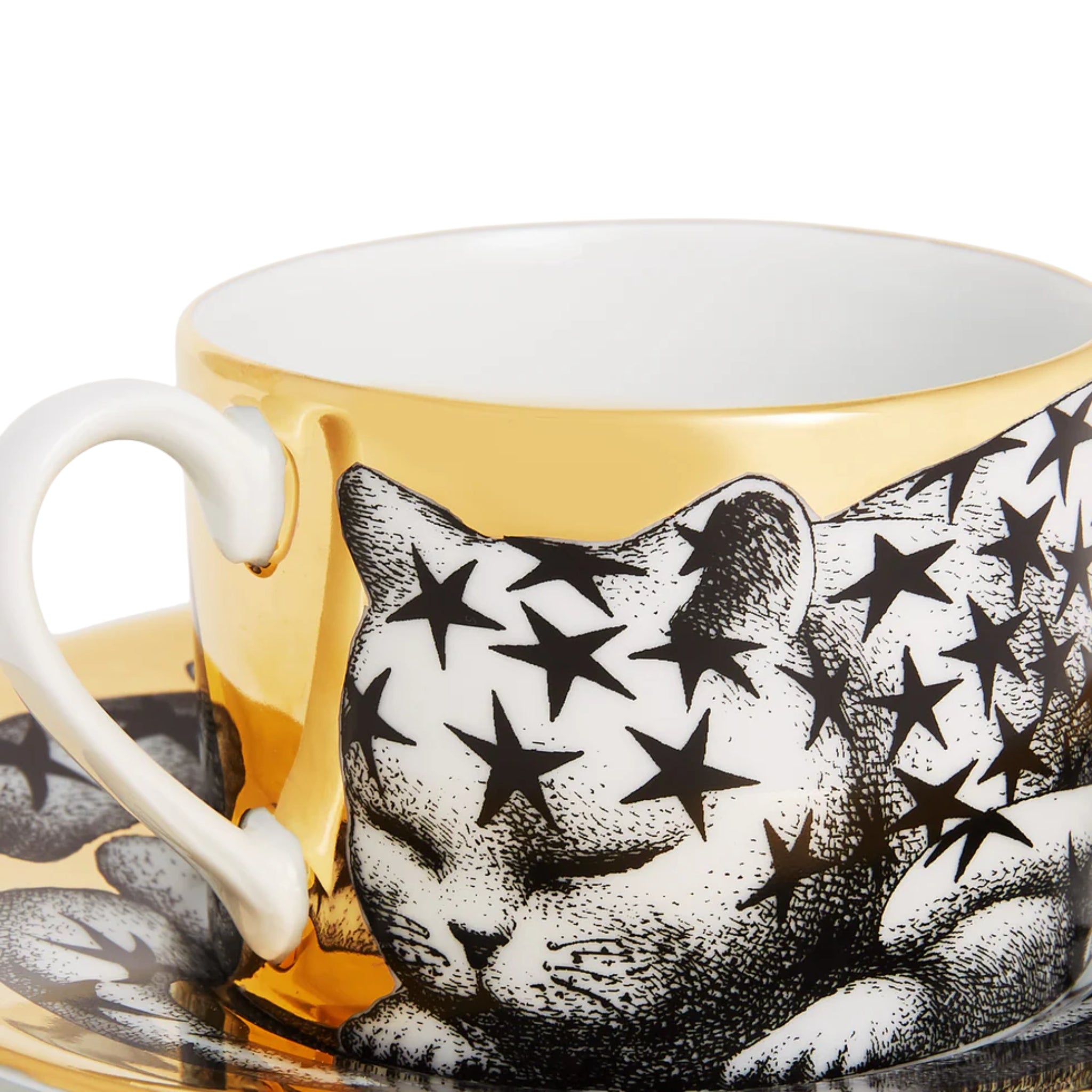 Tasse à thé Fornasetti High Fidelity Stellato de Fornasetti | Maison Territo