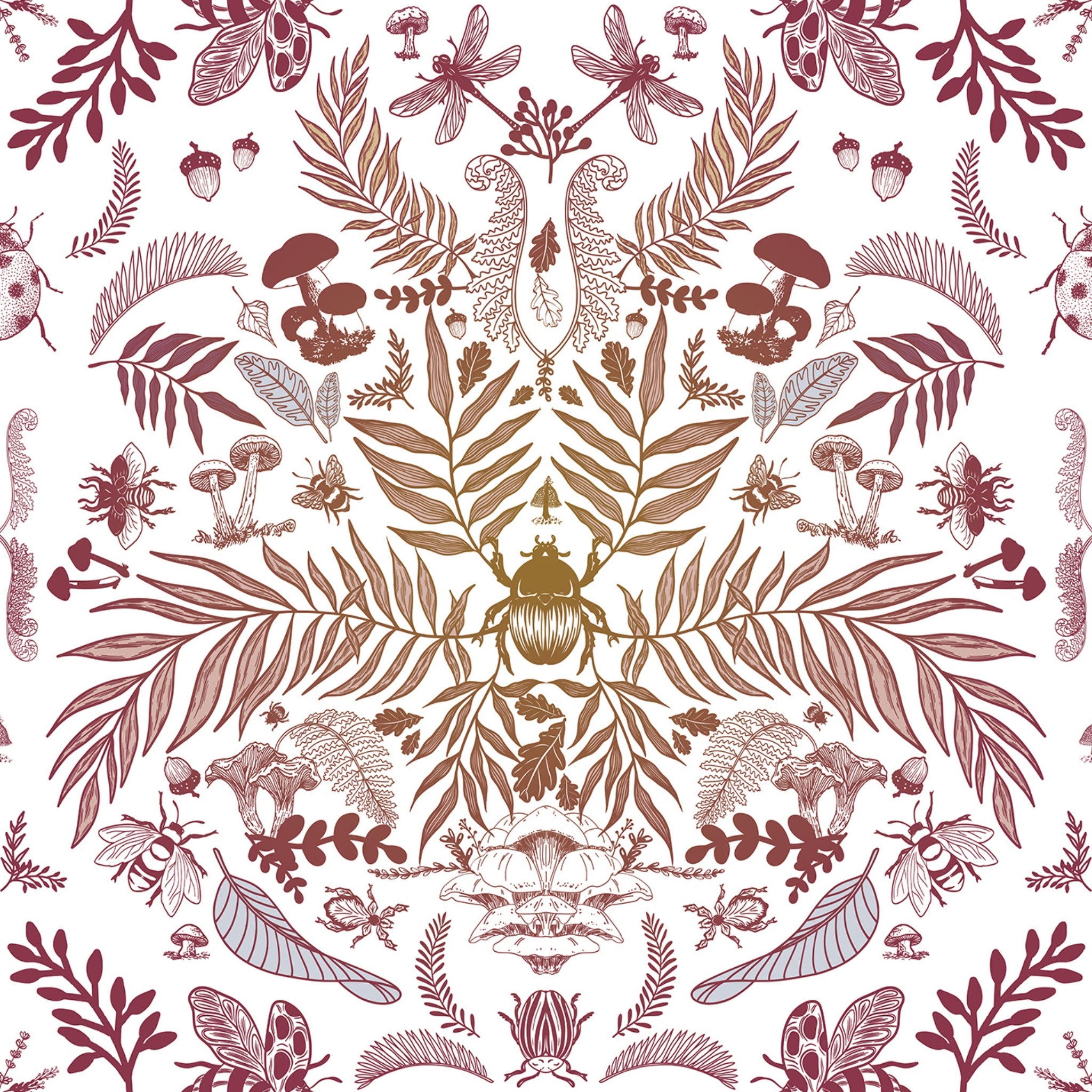 Papier peint Terrarium citadelle blanche de Nomad Design