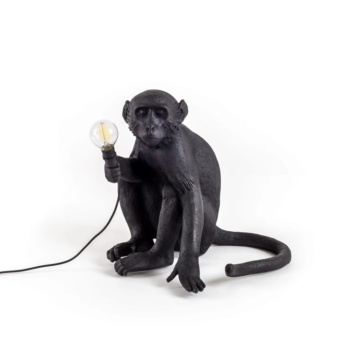 La lampe Monkey version assise noire de Seletti