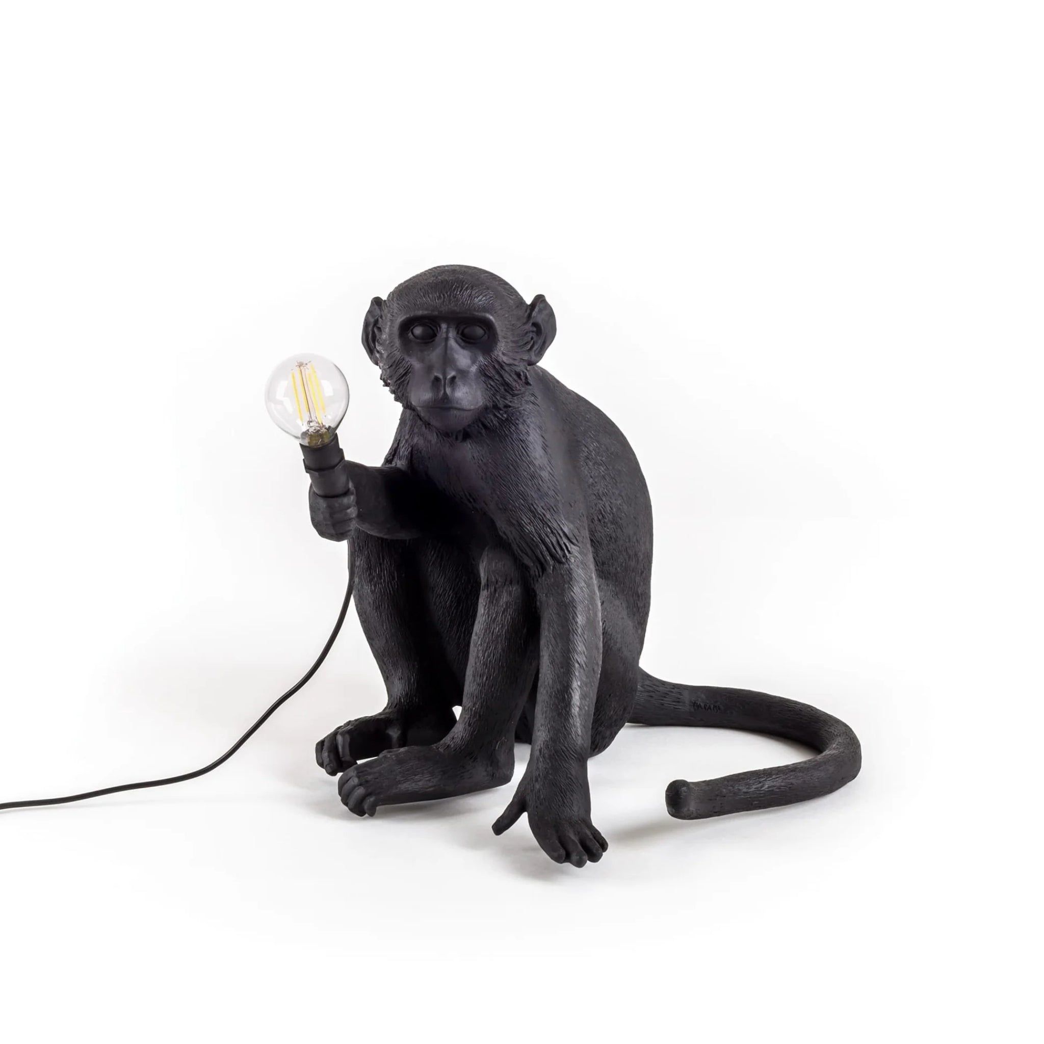 La lampe Monkey version assise noire de Seletti