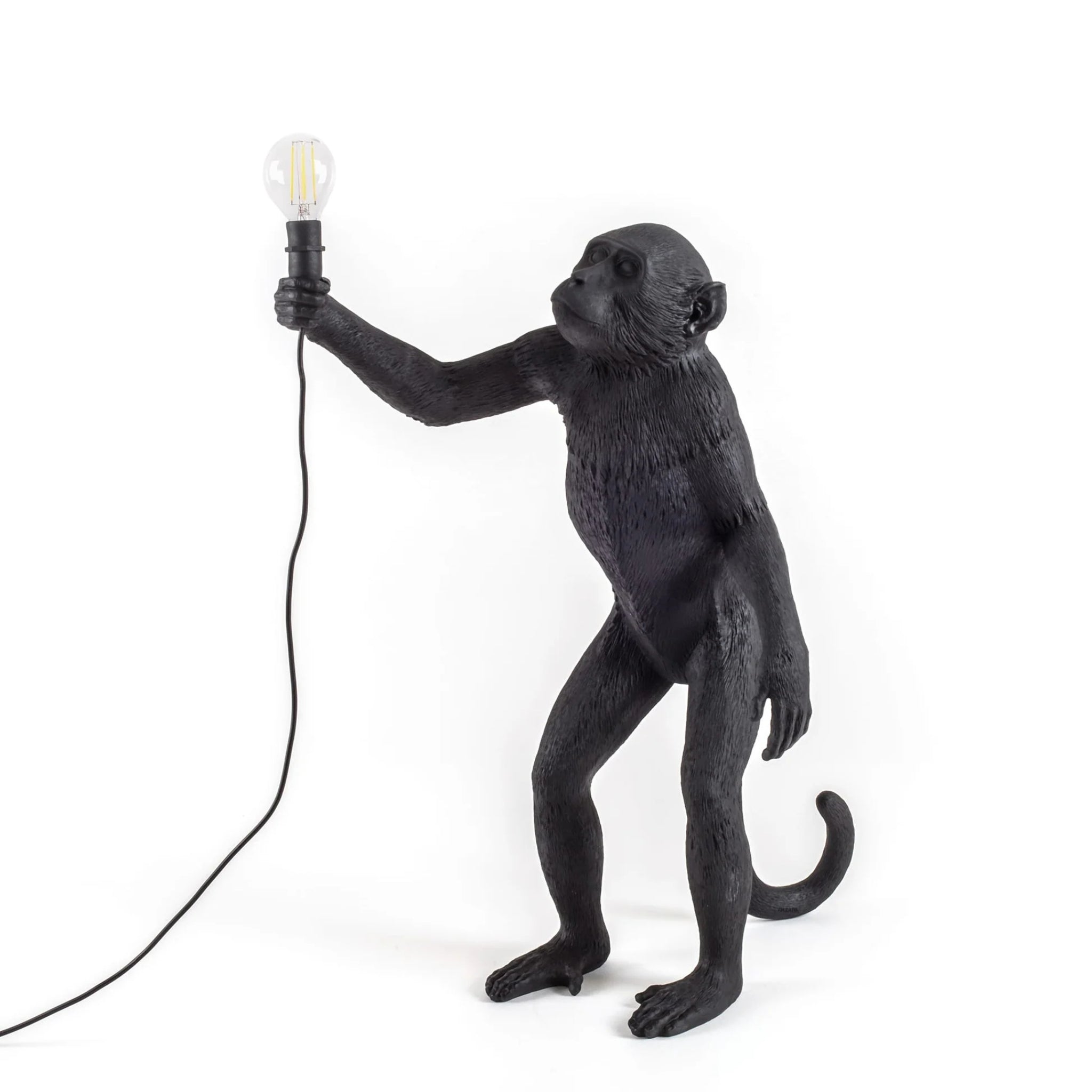 La lampe Monkey version debout noire de Seletti
