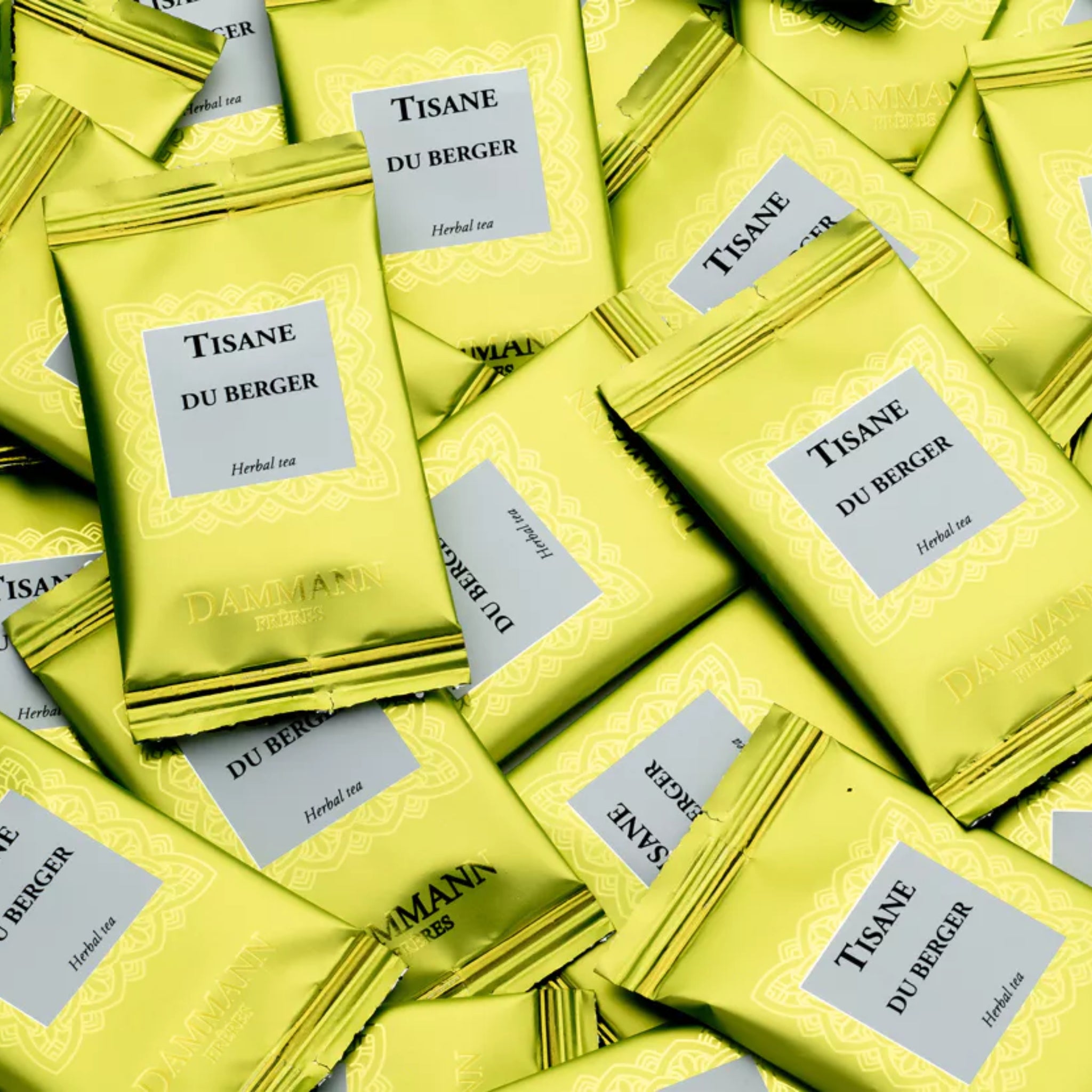Tisane du Berger Boîte de 24 Sachets Enveloppés de Dammann Frères