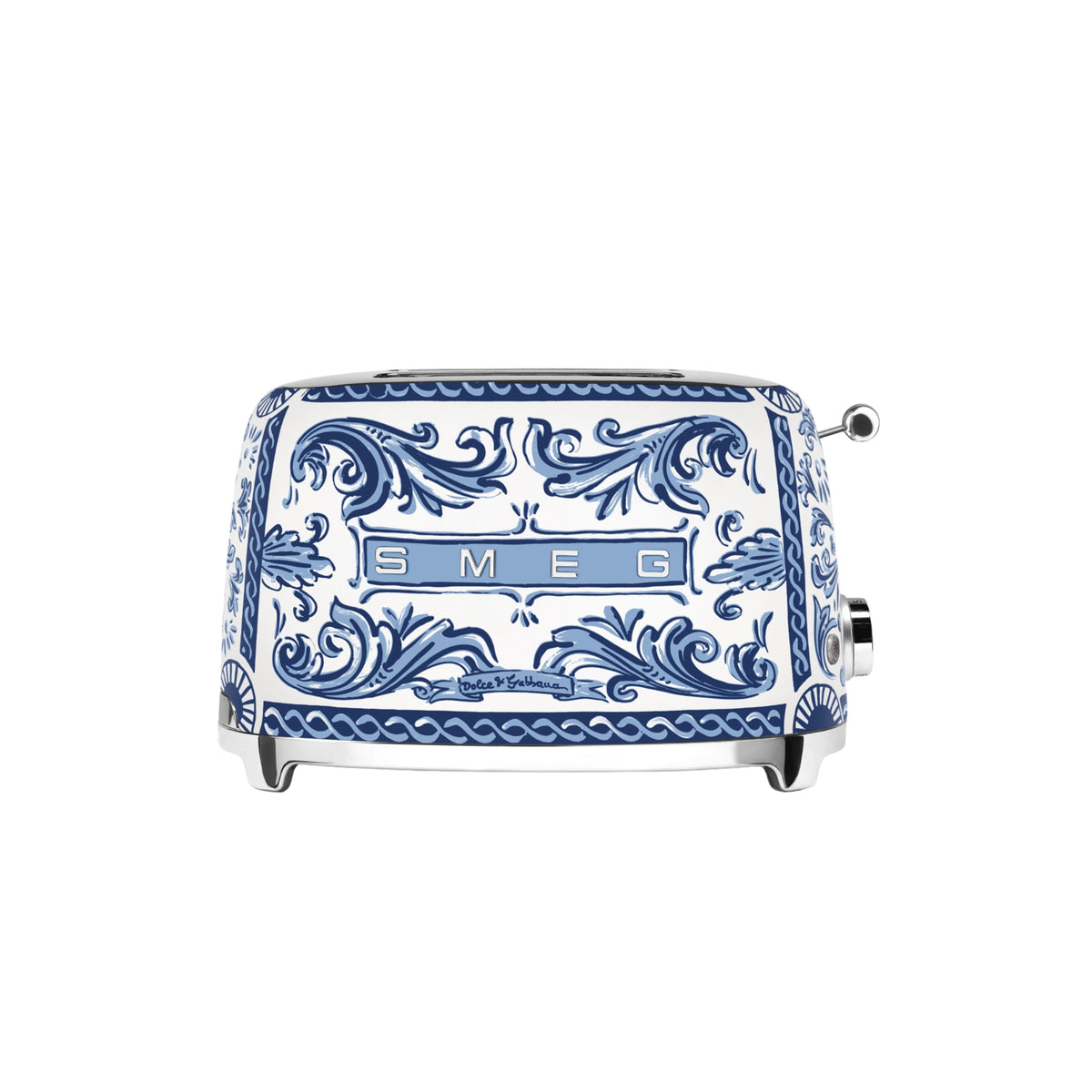 Grille-pain Blu Mediterraneo de Smeg et Dolce & Gabbana Casa