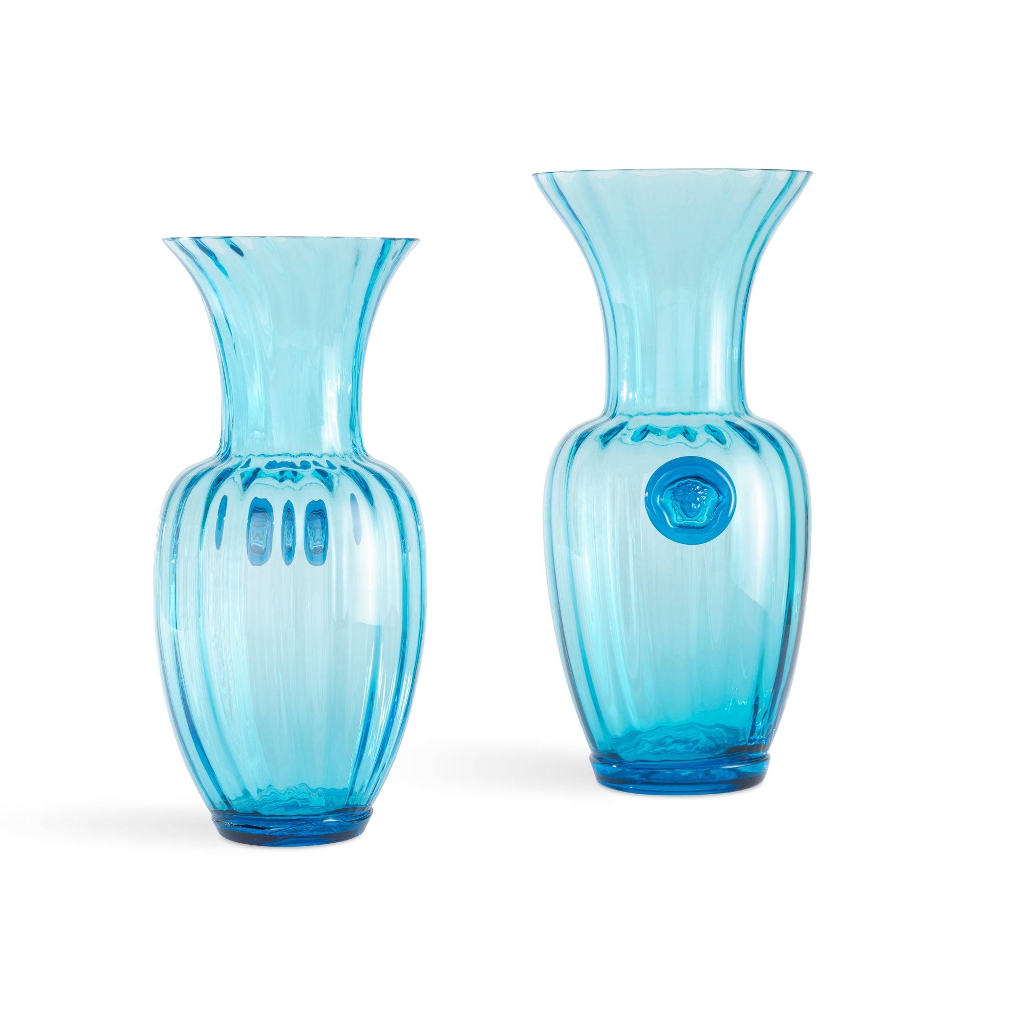 Vase Murano Atelier Silhouette bleu par Versace Home
