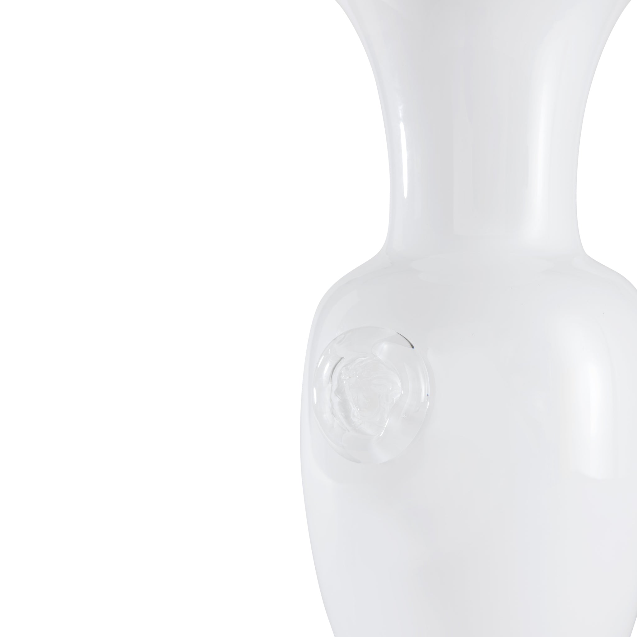 Vase Murano Atelier blanc de Versace Home