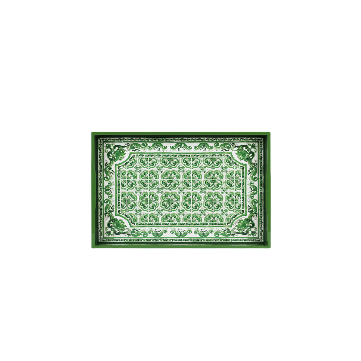 Plateau Verde Maiolica de Dolce & Gabbana Casa