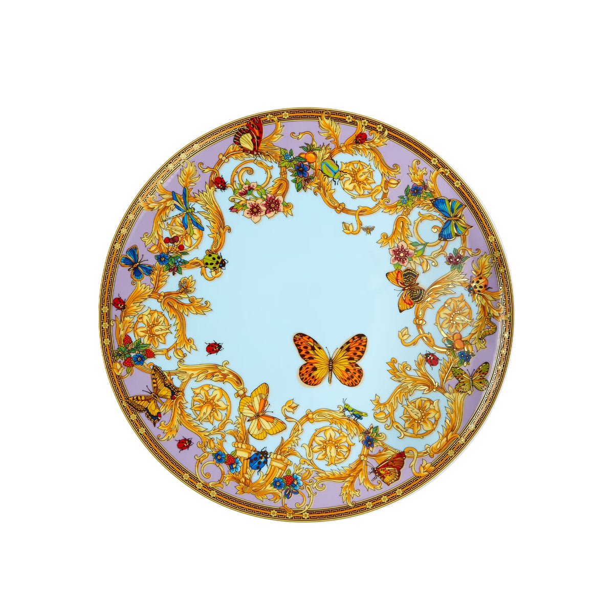 Assiette de présentation en porcelaine Le Jardin de Versace Home
