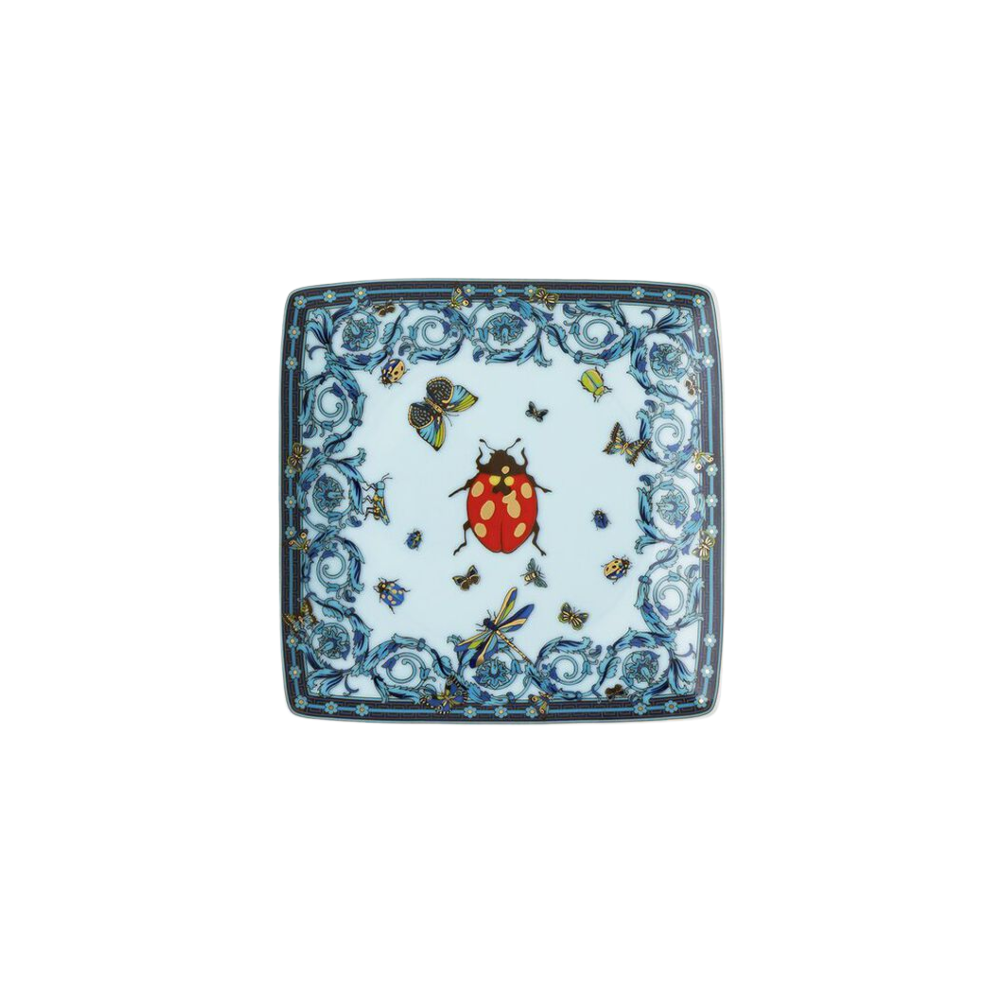 Bol carré Le Jardin de Versace 30 Ans – Porcelaine | Maison Territo