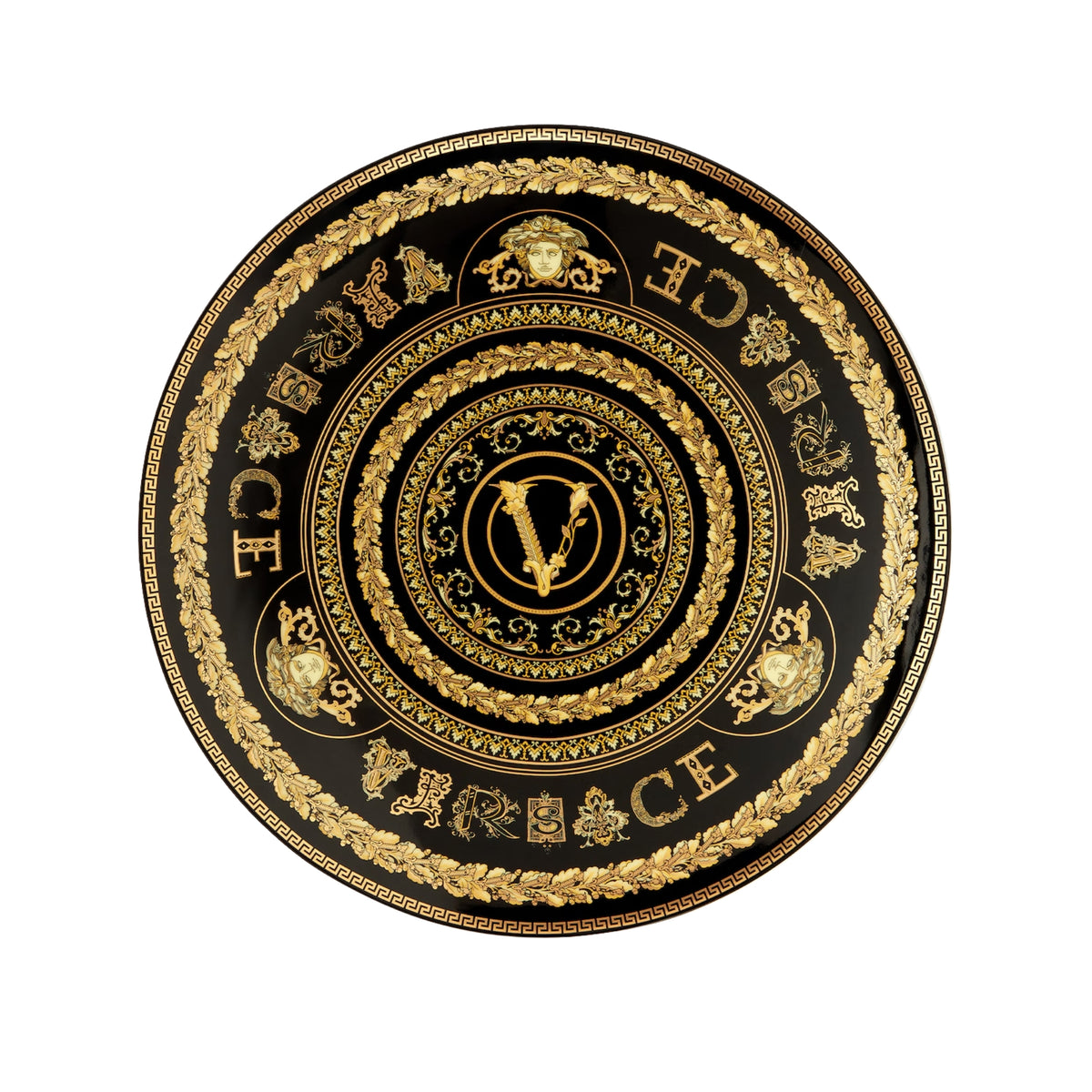 Assiette de présentation Virtus Gala de Versace Home