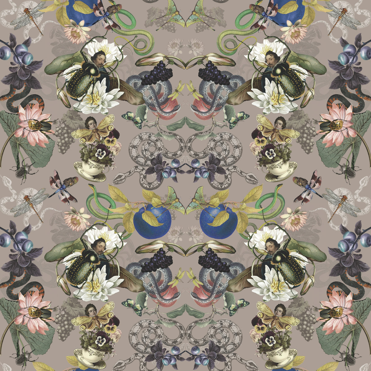 Papier peint Vivarihomme sable de Nomad Design