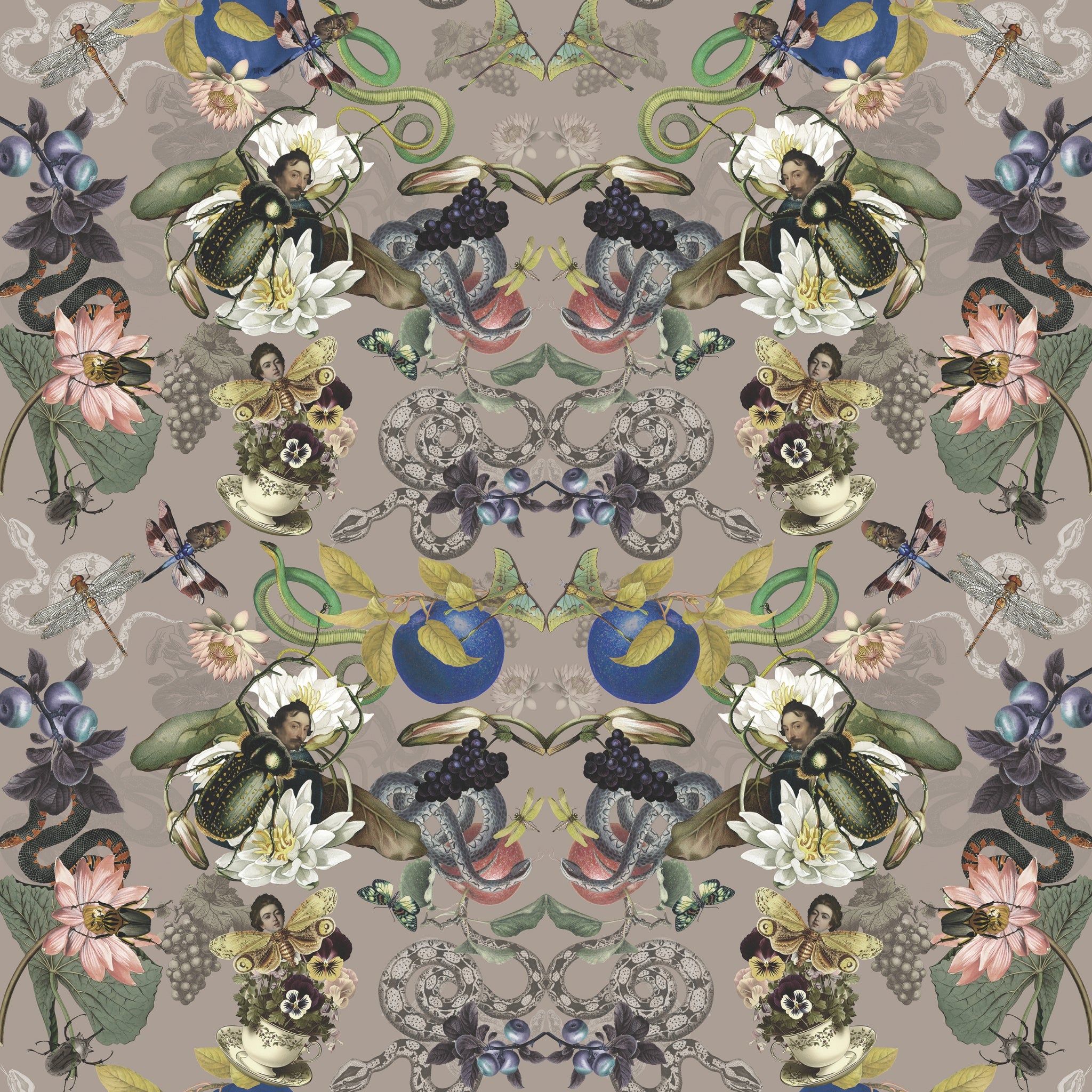 Papier peint Vivarihomme sable de Nomad Design