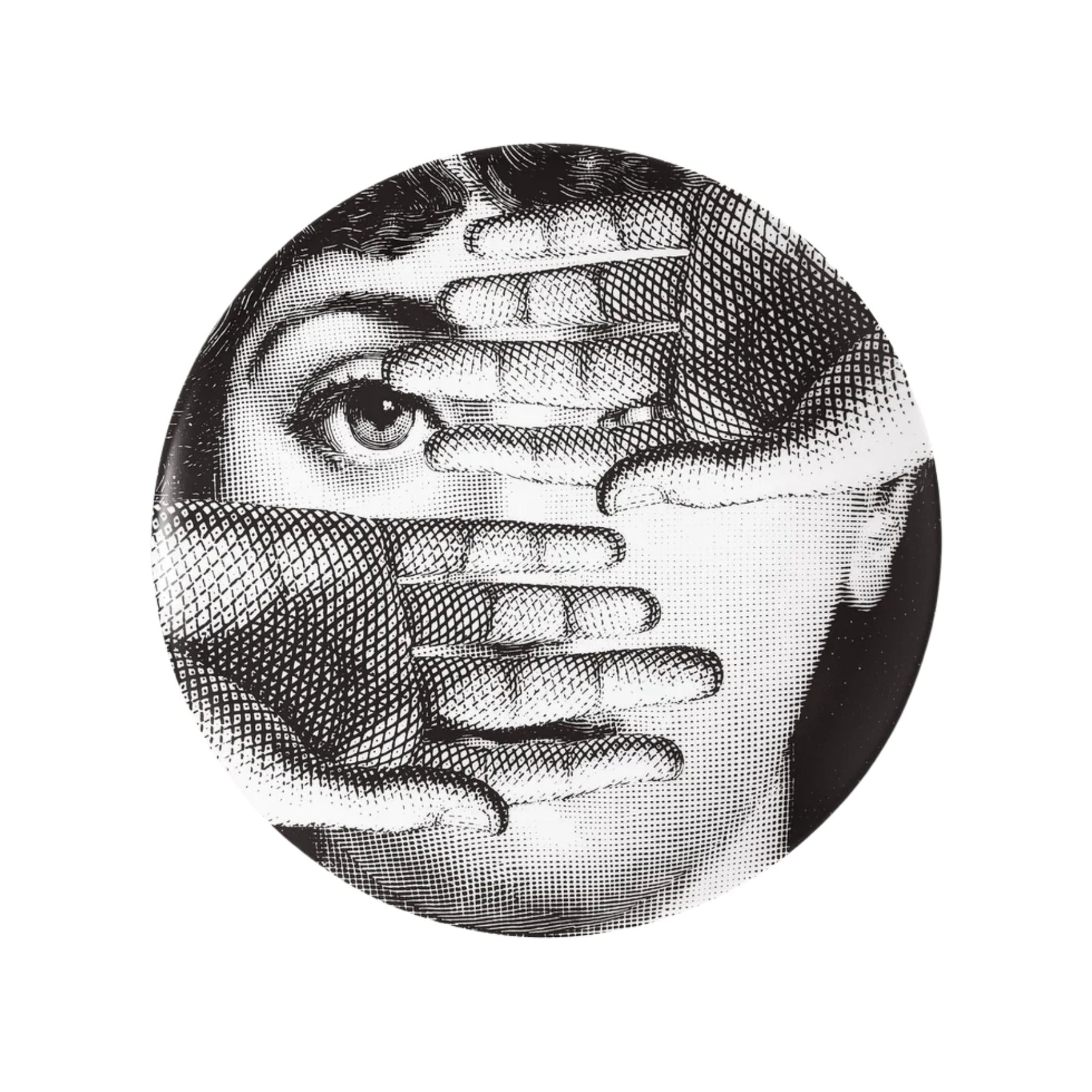 Assiette murale Fornasetti Tema e Variazioni n.154 de Fornasetti | Maison Territo