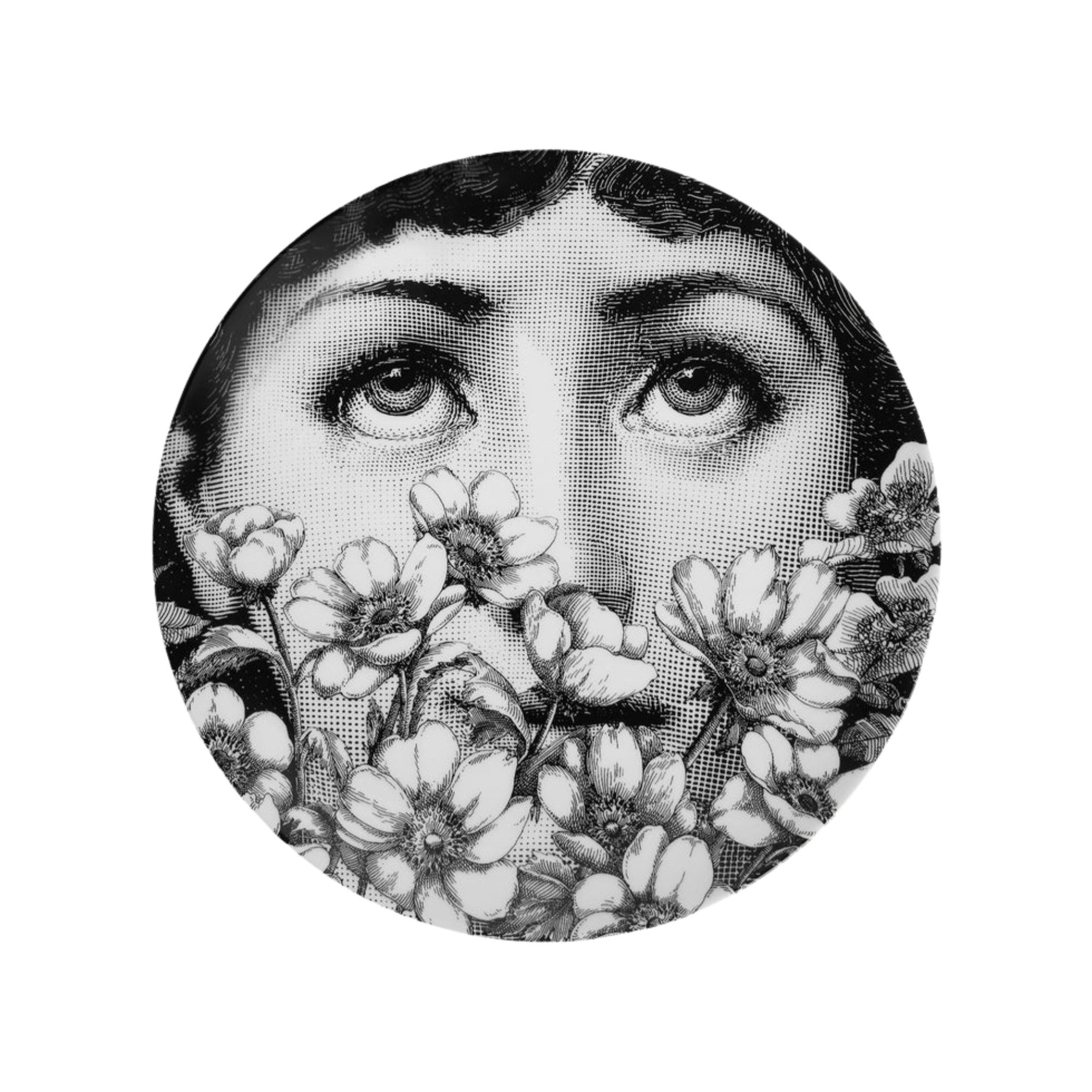 Assiette murale Fornasetti Tema e Variazioni n.410 de Fornasetti | Maison Territo