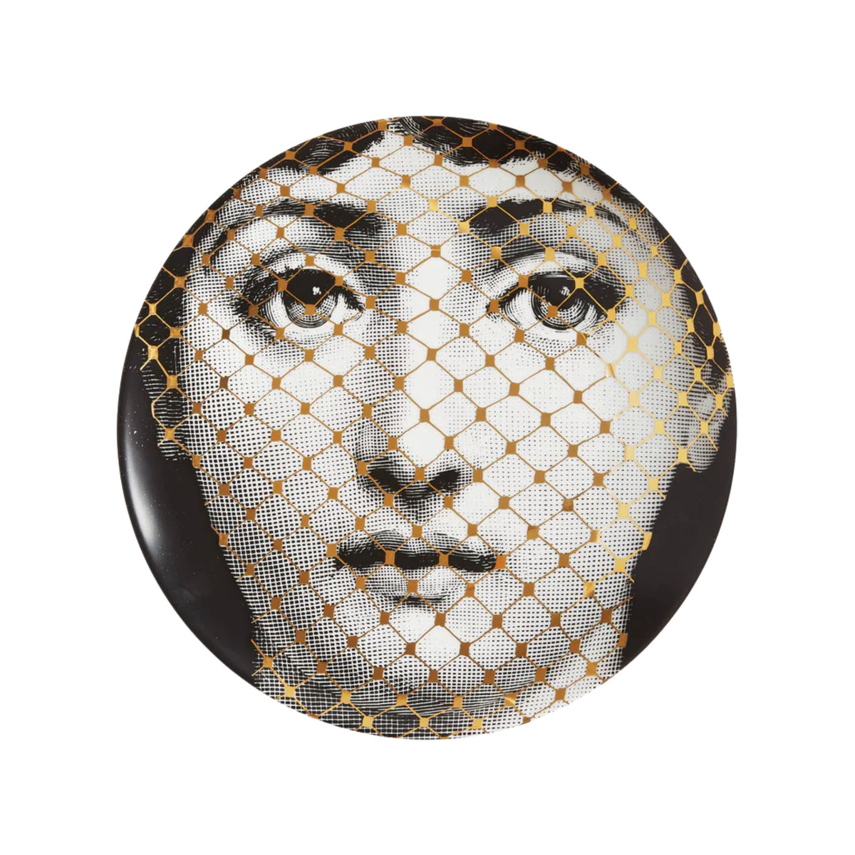 Assiette murale Fornasetti Tema e Variazioni n.78 de Fornasetti | Maison Territo